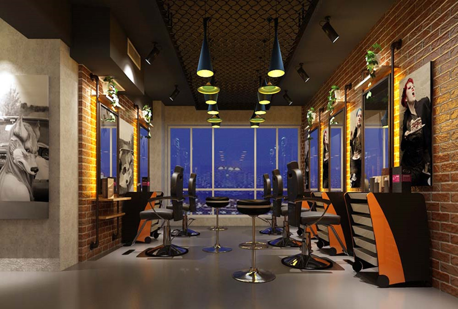 店鋪裝修設(shè)計之連鎖理發(fā)店設(shè)計-第4張圖片-上海古都建筑設(shè)計集團
