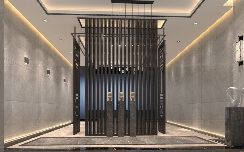 660平米新中式風(fēng)格辦公室裝修圖片-第6張圖片-上海古都建筑設(shè)計集團