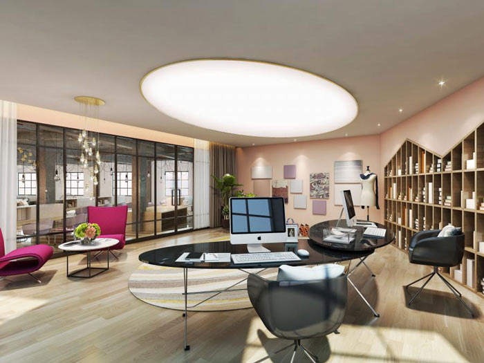 普陀辦公室裝修女裝公司設(shè)計-第3張圖片-上海古都建筑設(shè)計集團(tuán)