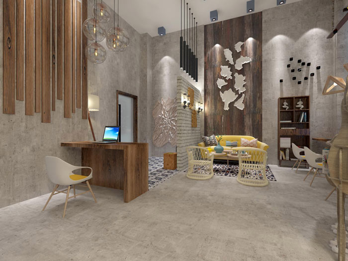 浦東室內(nèi)設計辦公室裝修效果圖-第3張圖片-上海古都建筑設計集團