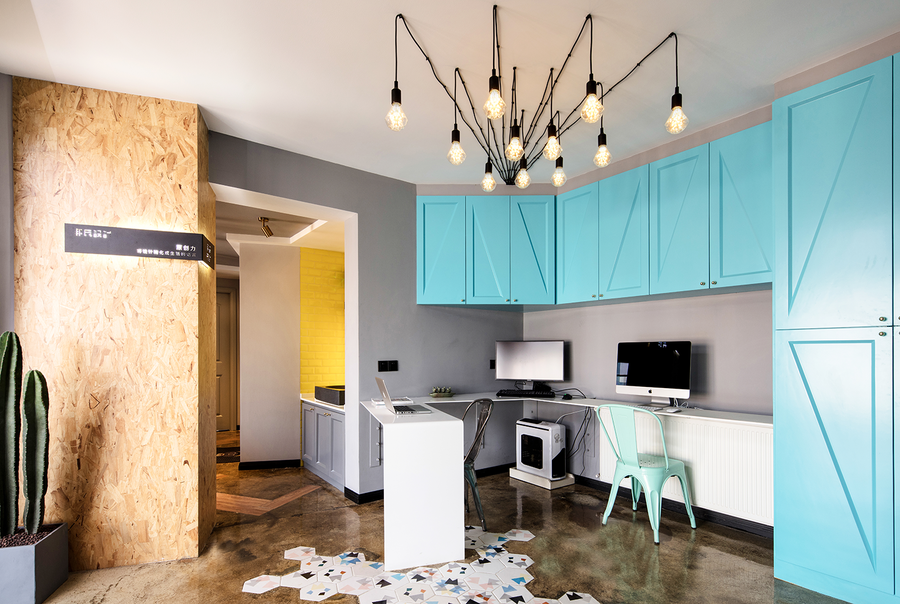 徐匯區(qū)復(fù)式工業(yè)風(fēng)辦公室裝修設(shè)計-第2張圖片-上海古都建筑設(shè)計集團