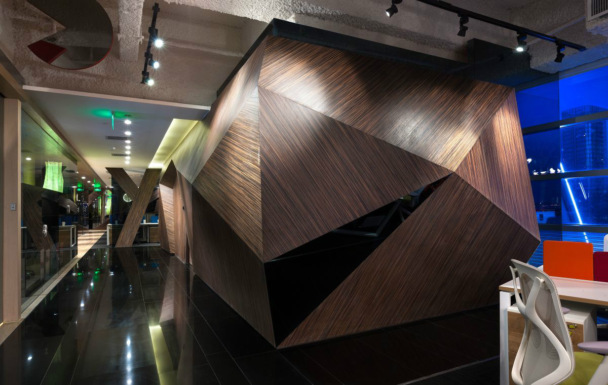 上海夜景辦公室裝修設計-第2張圖片-上海古都建筑設計集團 上海夜景辦公室裝修設計-第2張圖片-上海古都建筑設計集團