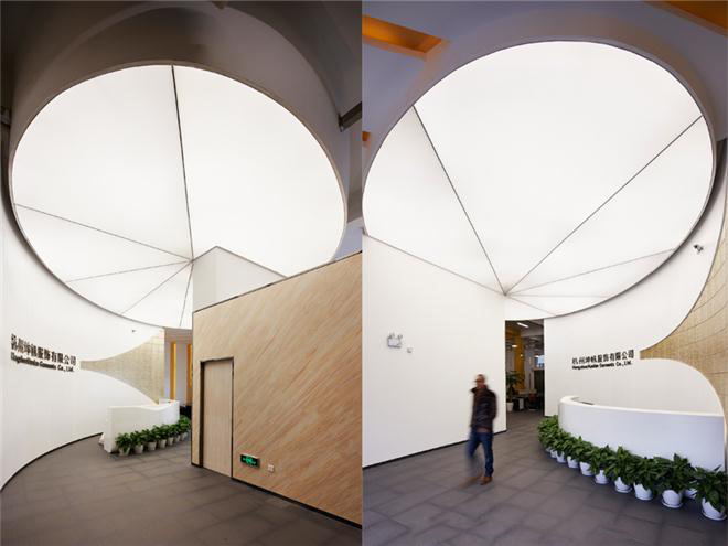 上海辦公室裝修公司前臺裝修設計-第4張圖片-上海古都建筑設計集團 上海辦公室裝修公司前臺裝修設計-第4張圖片-上海古都建筑設計集團