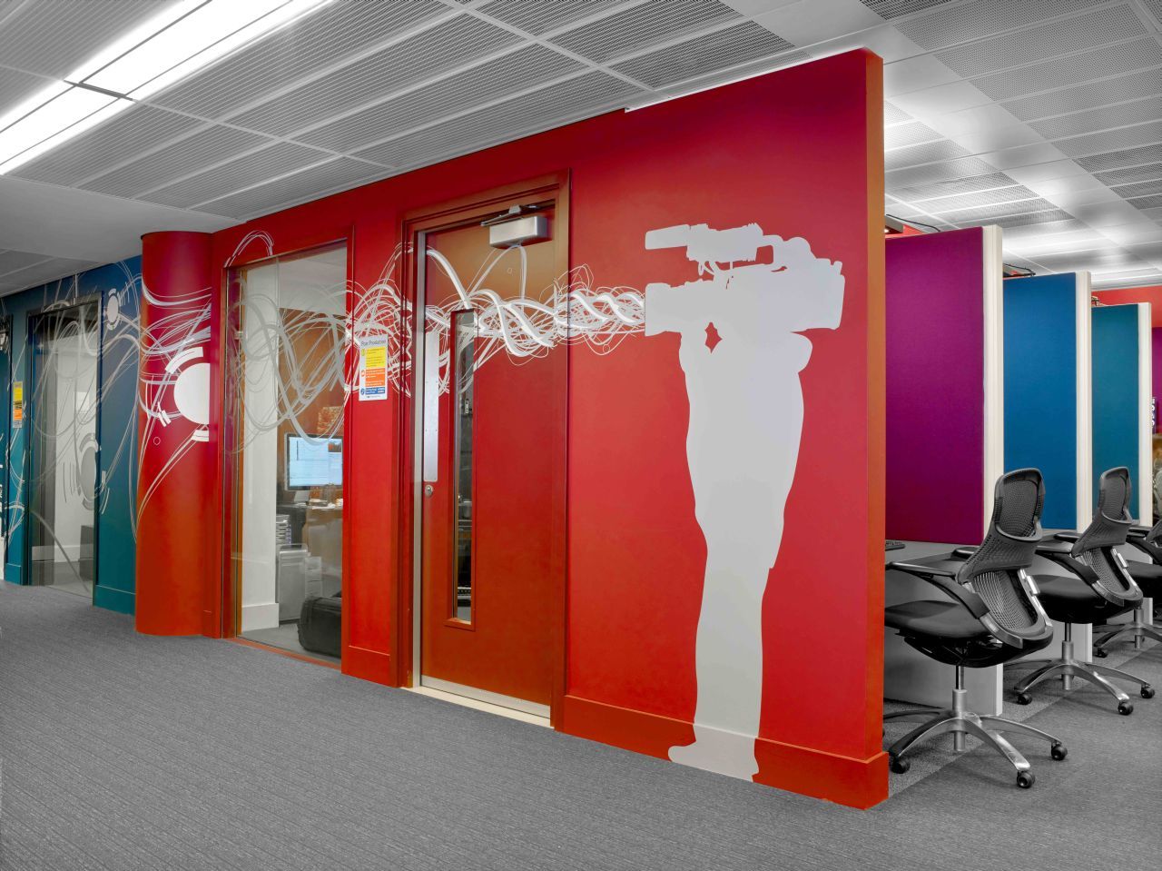 科技風(fēng)格辦公室裝修設(shè)計效果圖-第5張圖片-上海古都建筑設(shè)計集團(tuán) 科技風(fēng)格辦公室裝修設(shè)計效果圖-第5張圖片-上海古都建筑設(shè)計集團(tuán)