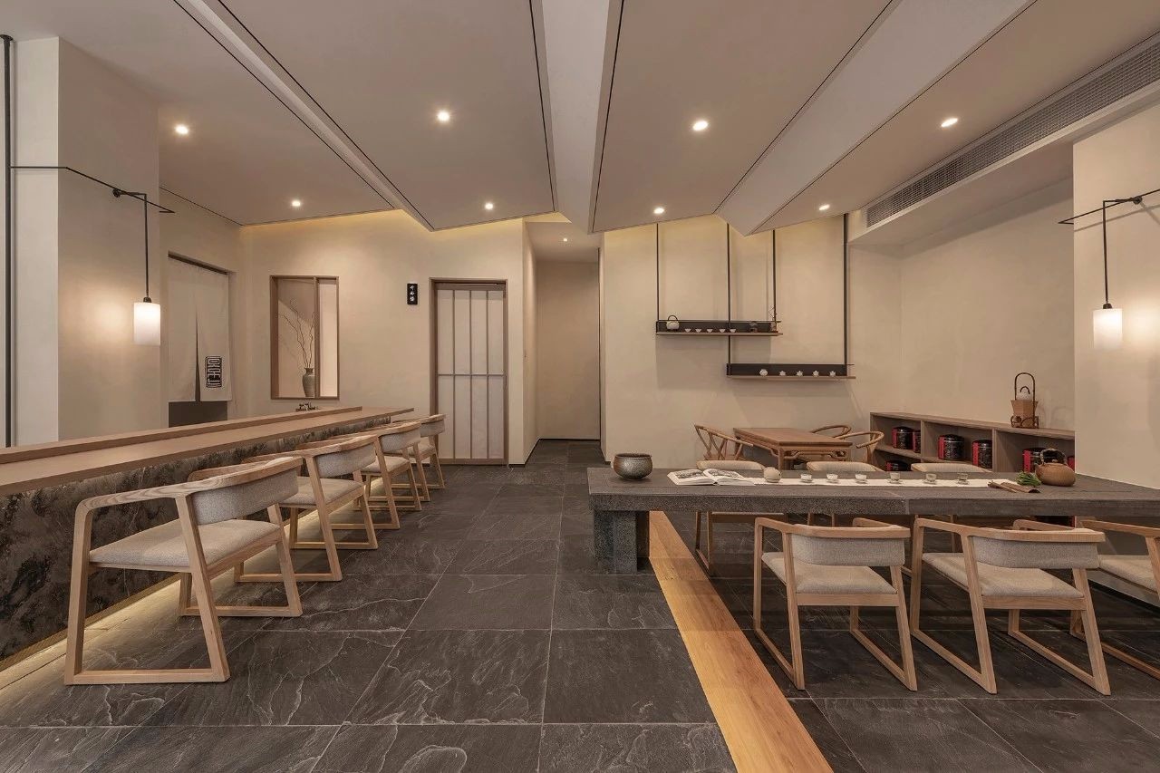 上海辦公室裝修清新茶莊裝修設(shè)計-第1張圖片-上海古都建筑設(shè)計集團(tuán)