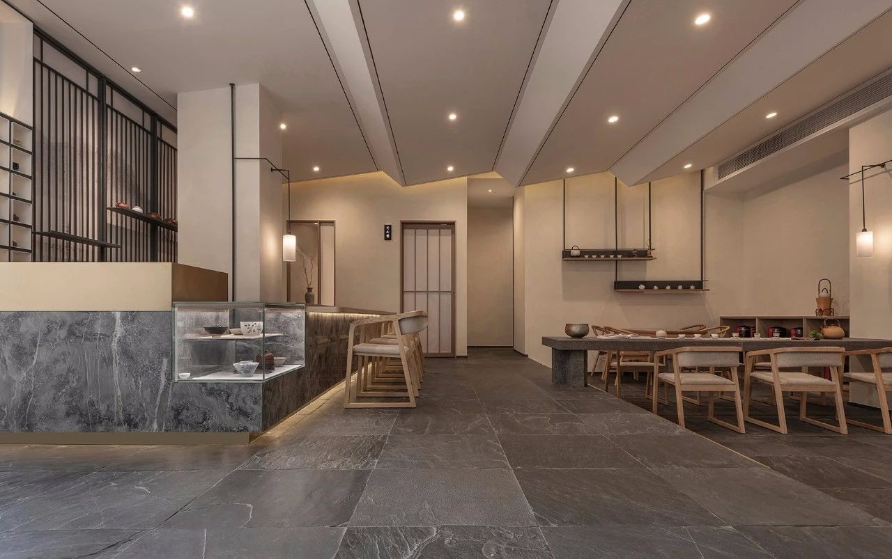 上海辦公室裝修清新茶莊裝修設(shè)計-第2張圖片-上海古都建筑設(shè)計集團(tuán)