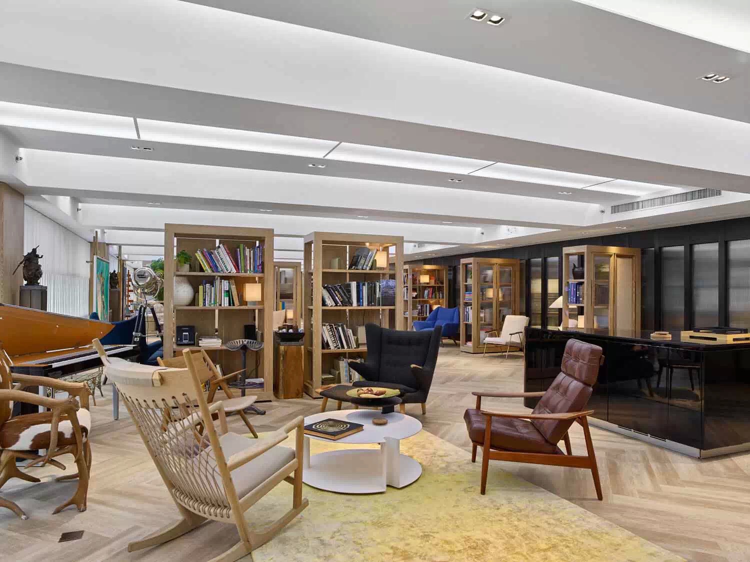 簡約圖書室辦公室裝修設計-第5張圖片-上海古都建筑設計集團 簡約圖書室辦公室裝修設計-第5張圖片-上海古都建筑設計集團