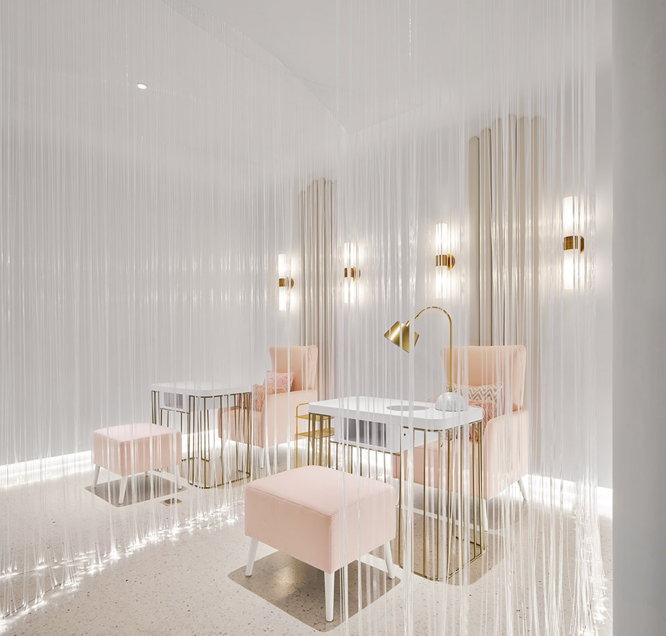 黃浦區(qū)簡約風(fēng)美容會所裝修設(shè)計-第4張圖片-上海古都建筑設(shè)計集團