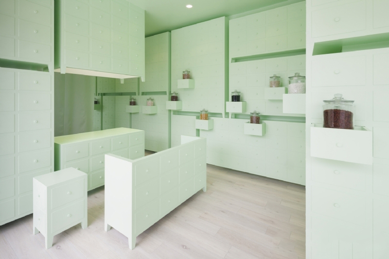 嘉定區(qū)清新風(fēng)格藥房裝修設(shè)計(jì)-第1張圖片-上海古都建筑設(shè)計(jì)集團(tuán)