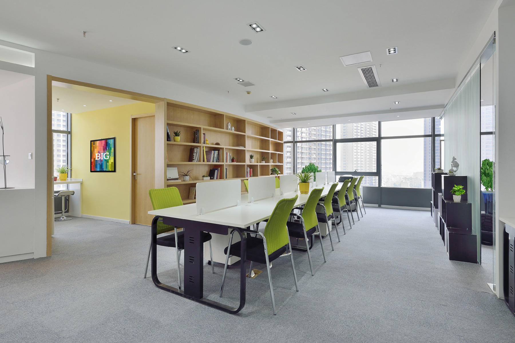 青浦區(qū)辦公室裝修簡約風設計-第2張圖片-上海古都建筑設計集團 青浦區(qū)辦公室裝修簡約風設計-第2張圖片-上海古都建筑設計集團