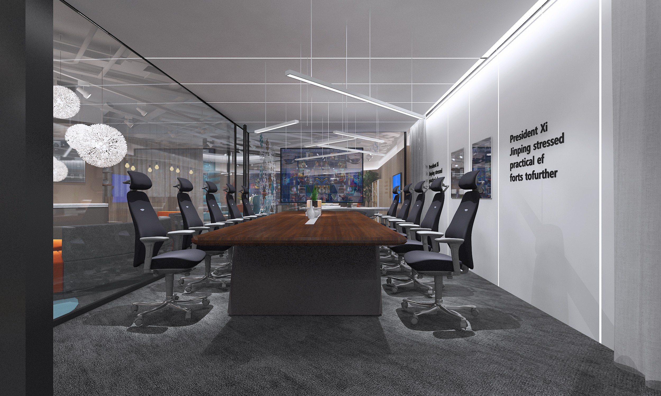 浦東新區(qū)科技智能辦公室裝修設(shè)計-第9張圖片-上海古都建筑設(shè)計集團