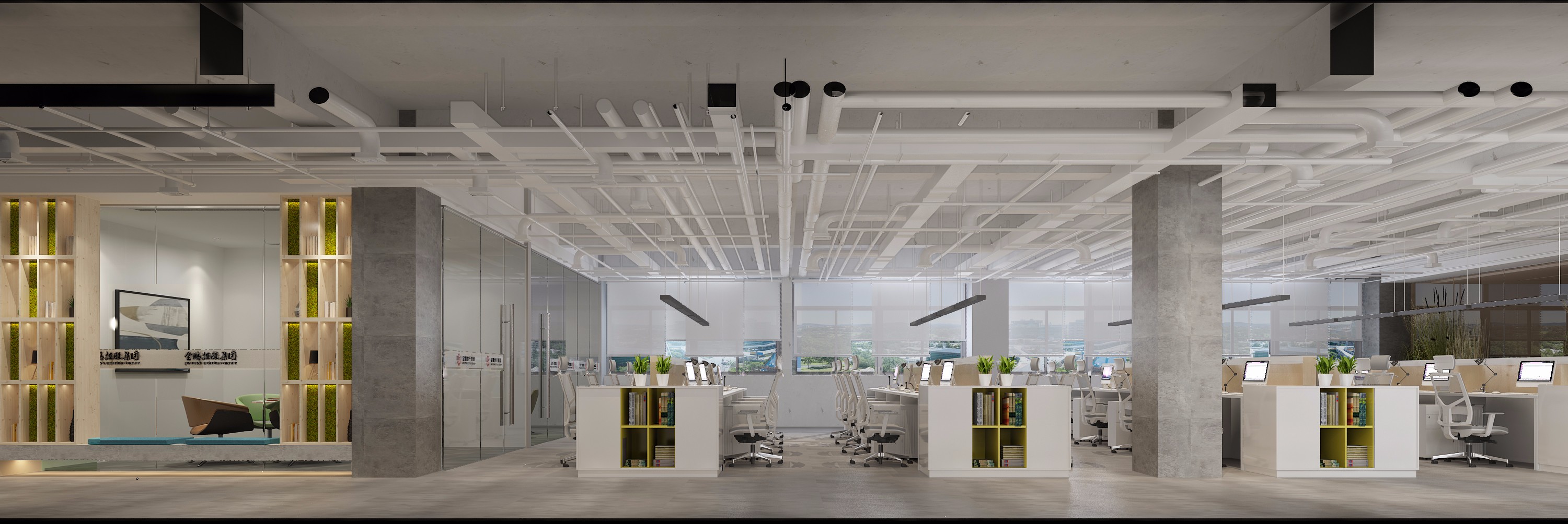 辦公室休閑區(qū)裝修設計-第4張圖片-上海古都建筑設計集團