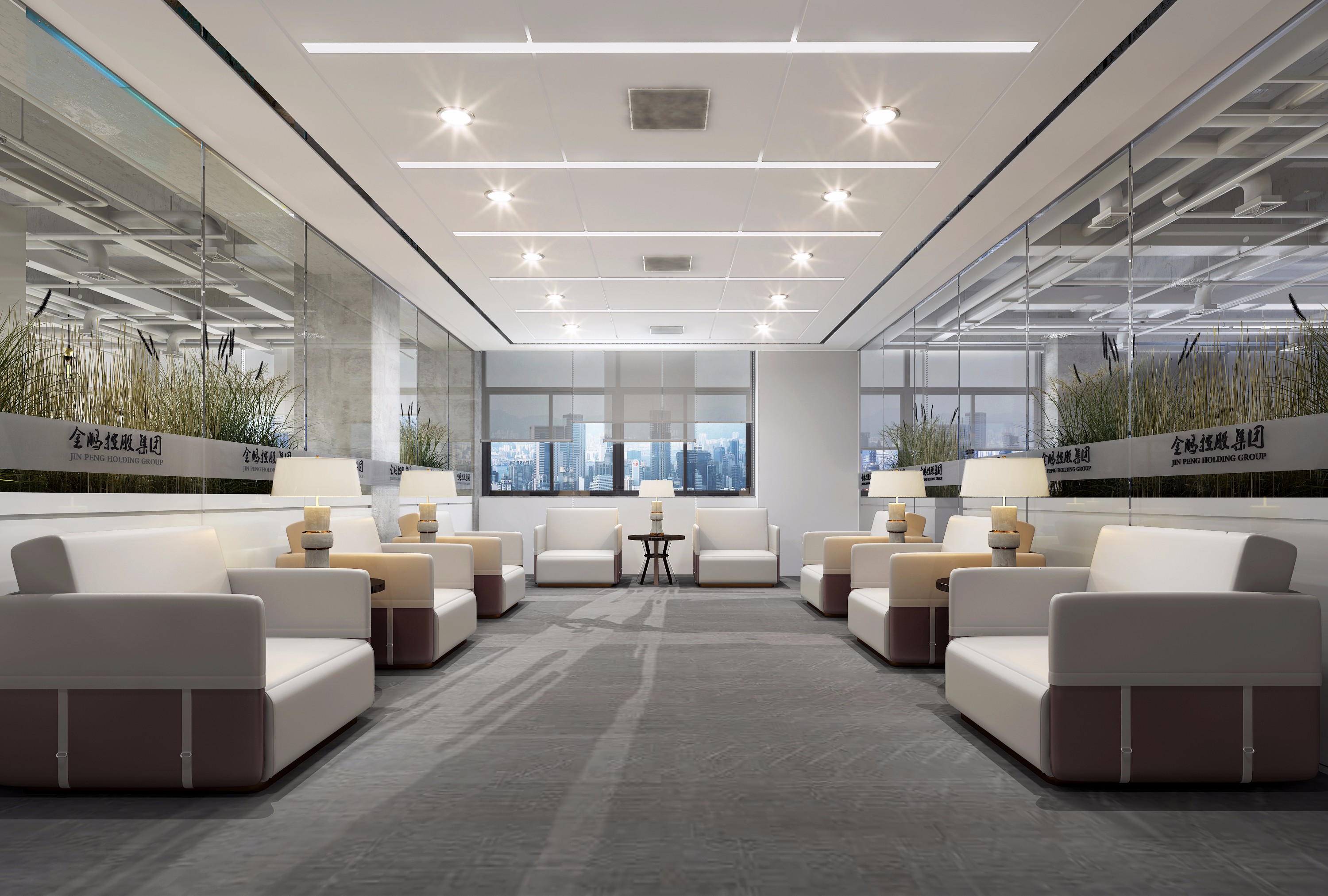 辦公室休閑區(qū)裝修設計-第5張圖片-上海古都建筑設計集團