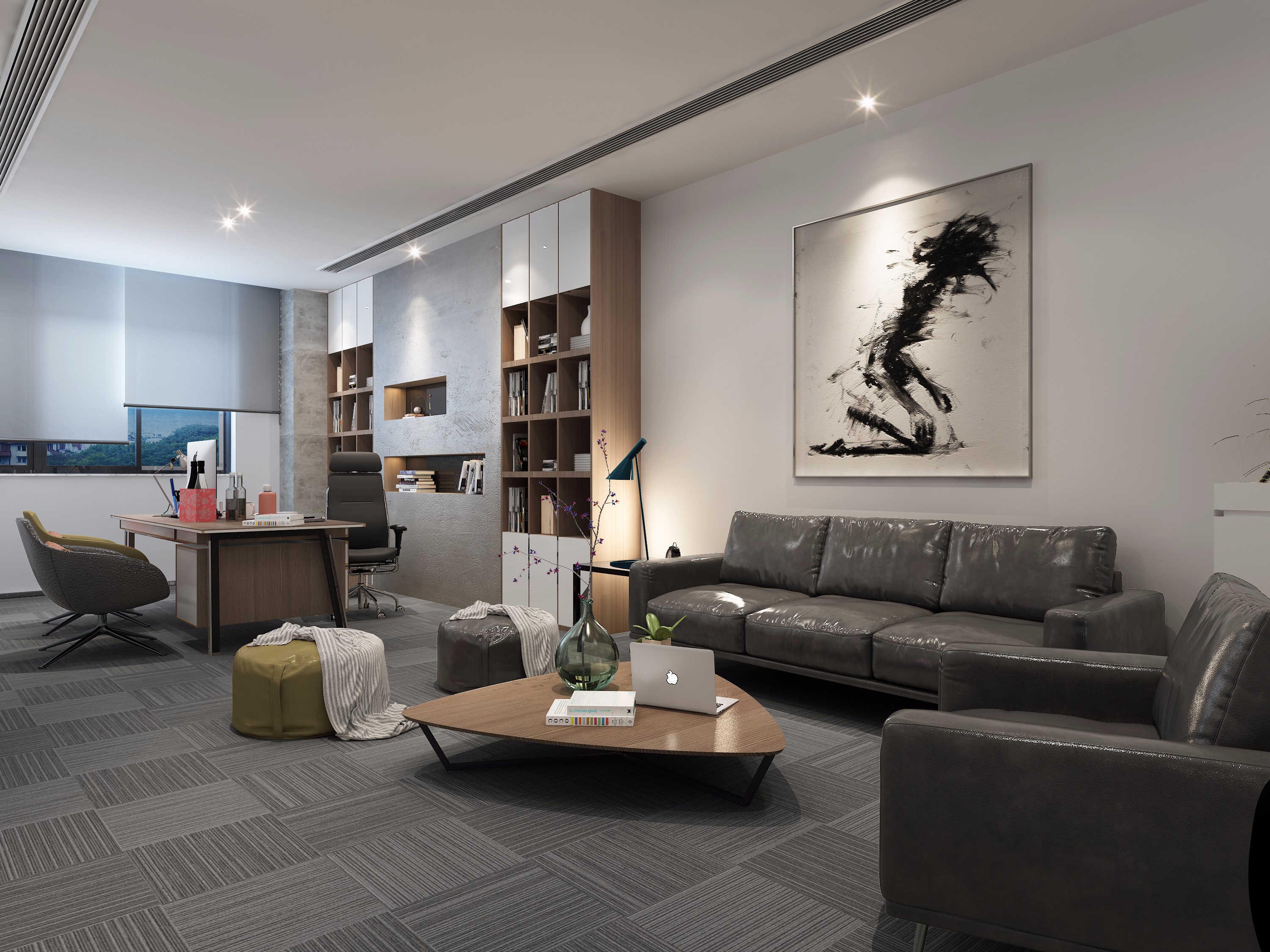 辦公室休閑區(qū)裝修設計-第6張圖片-上海古都建筑設計集團