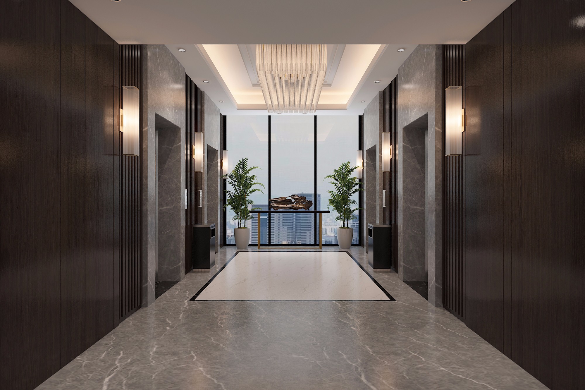 奢華大氣辦公樓裝修設(shè)計-第3張圖片-上海古都建筑設(shè)計集團(tuán)