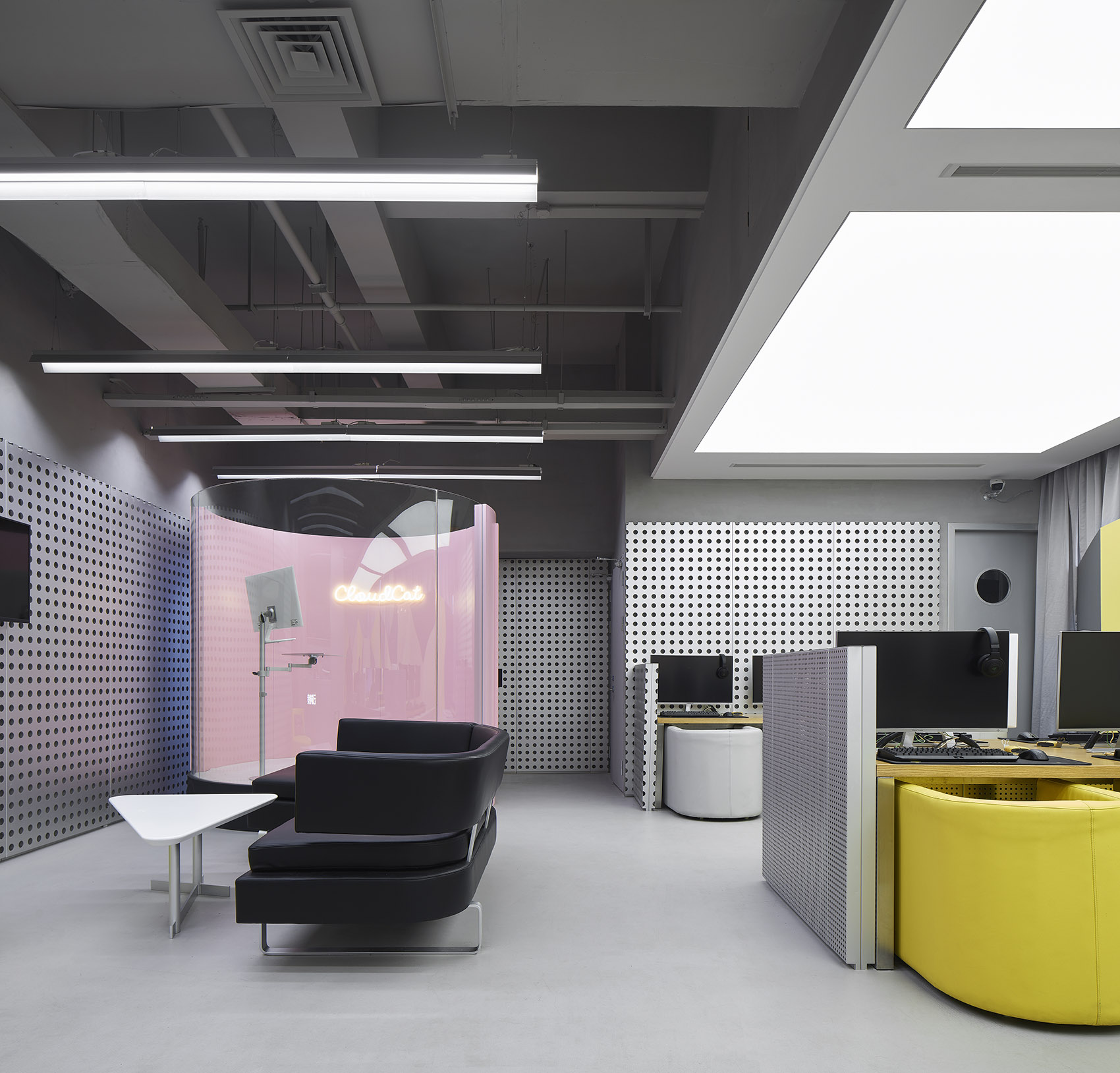 簡約時尚風(fēng)格網(wǎng)吧裝修設(shè)計-第5張圖片-上海古都建筑設(shè)計集團(tuán) 簡約時尚風(fēng)格網(wǎng)吧裝修設(shè)計-第5張圖片-上海古都建筑設(shè)計集團(tuán)