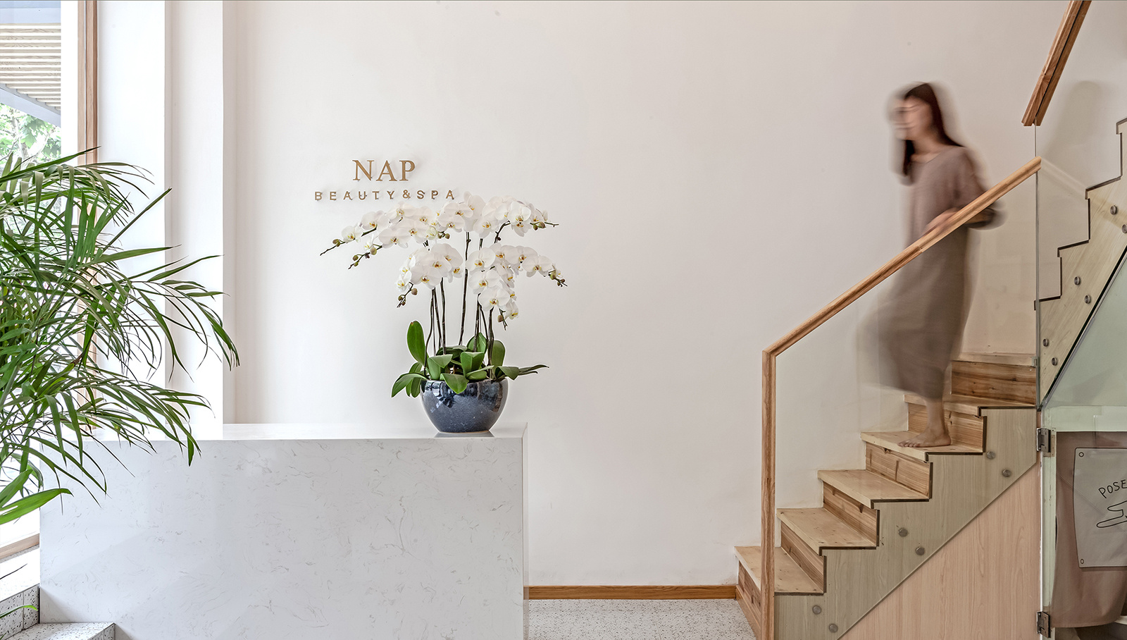 日式簡約美容院裝修設計-第2張圖片-上海古都建筑設計集團