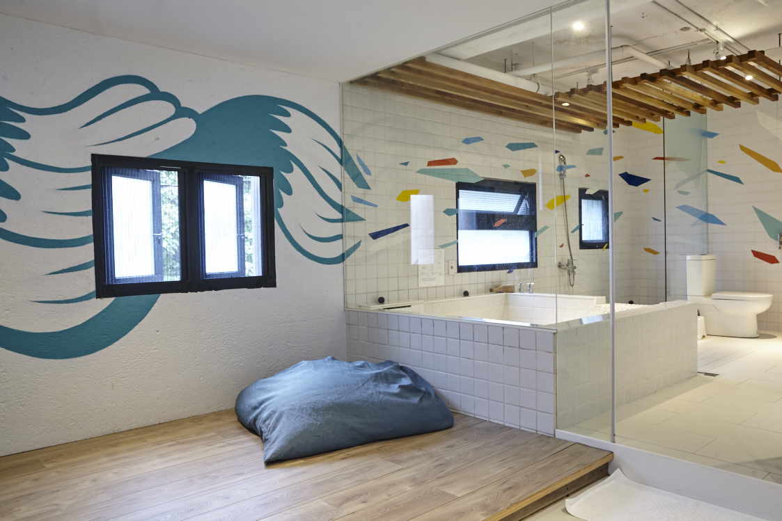 現(xiàn)代小型清新澡堂裝修設計-第3張圖片-上海古都建筑設計集團