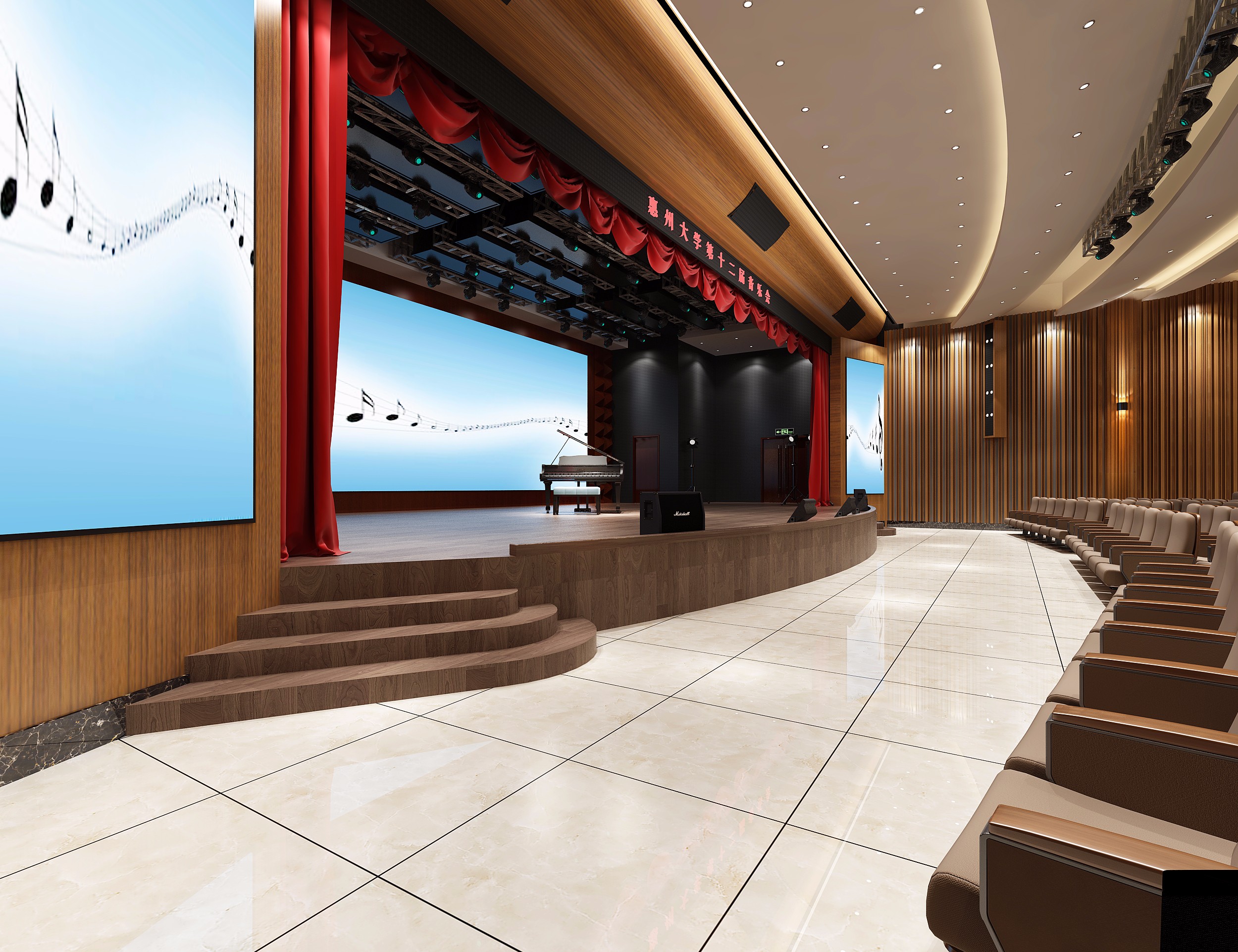 400平大型演播廳裝修設(shè)計-第4張圖片-上海古都建筑設(shè)計集團(tuán)