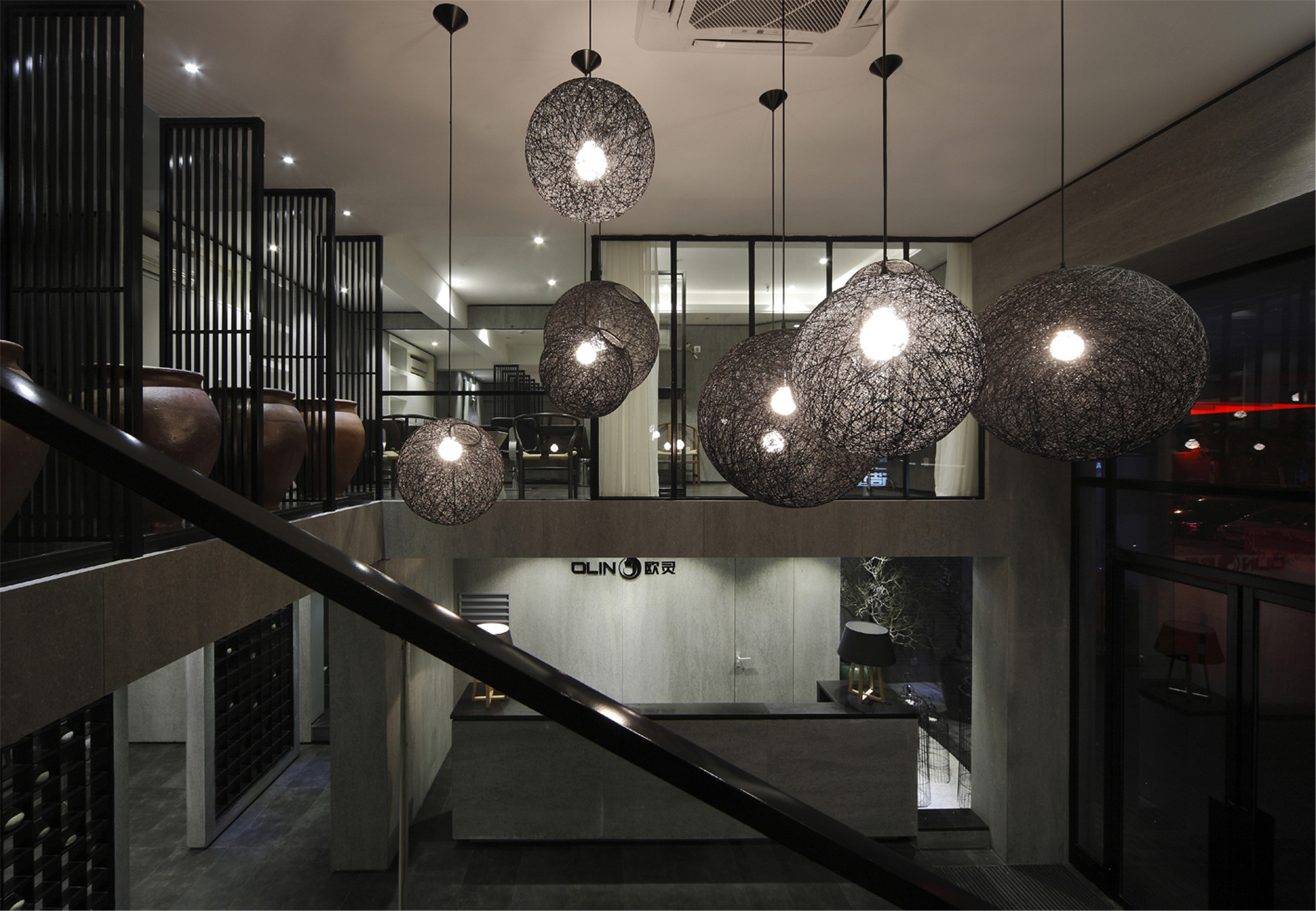 復式風格理發(fā)店裝修設(shè)計-第3張圖片-上海古都建筑設(shè)計集團