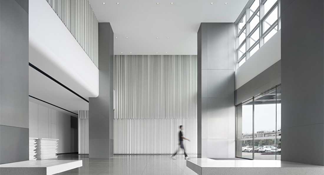 灰白簡約風格辦公室裝修設計-第1張圖片-上海古都建筑設計集團