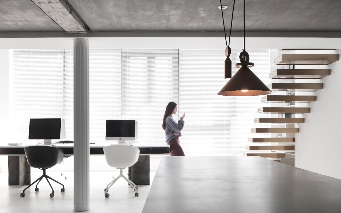 工業(yè)建筑風(fēng)格辦公室裝修設(shè)計效果圖-第3張圖片-上海古都建筑設(shè)計集團(tuán)