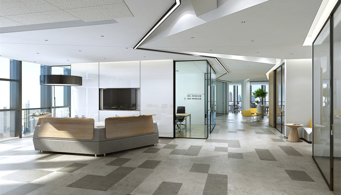科技簡約風(fēng)格辦公室裝修設(shè)計-第3張圖片-上海古都建筑設(shè)計集團 科技簡約風(fēng)格辦公室裝修設(shè)計-第3張圖片-上海古都建筑設(shè)計集團