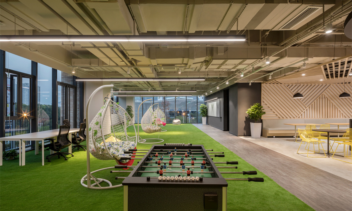 科技時尚風格辦公室裝修設(shè)計-第3張圖片-上海古都建筑設(shè)計集團