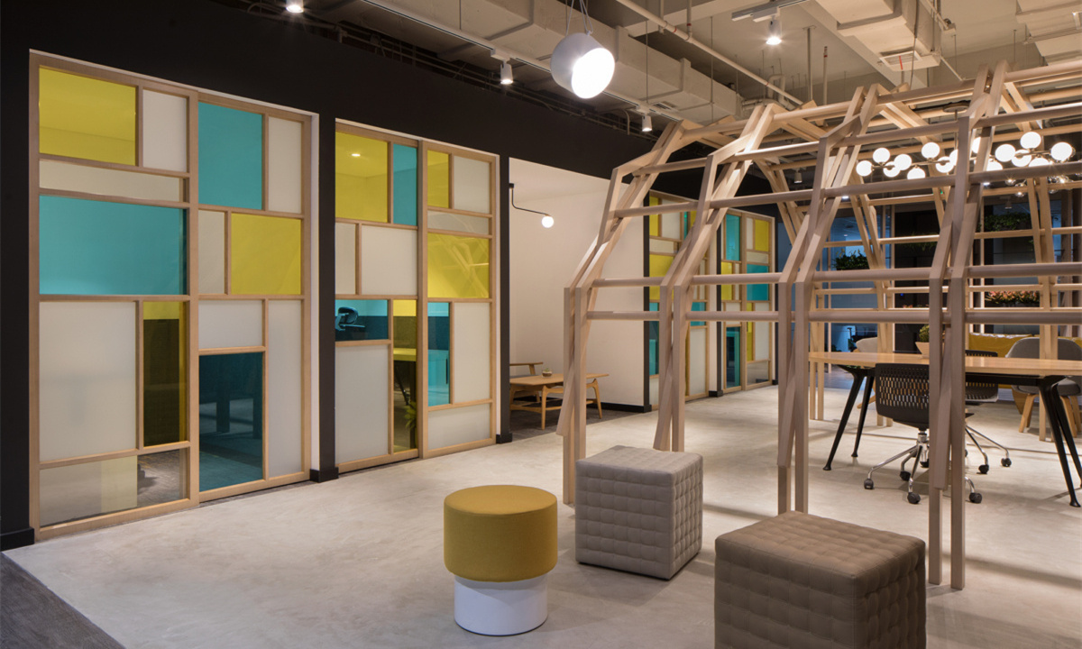 科技時尚風格辦公室裝修設(shè)計-第4張圖片-上海古都建筑設(shè)計集團