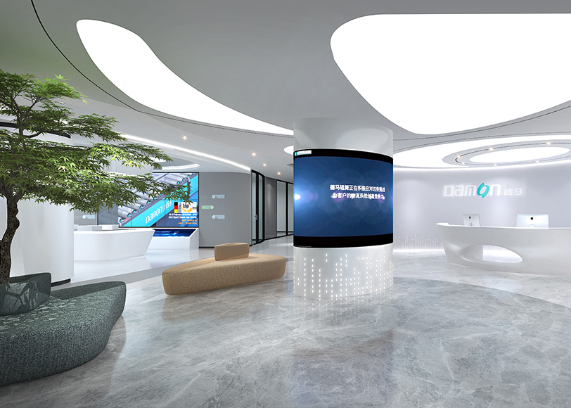 2200平科技公司辦公室設(shè)計裝潢效果-第1張圖片-上海古都建筑設(shè)計集團(tuán)