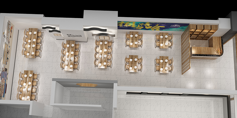 中式風格包子鋪裝修設(shè)計效果-第4張圖片-上海古都建筑設(shè)計集團