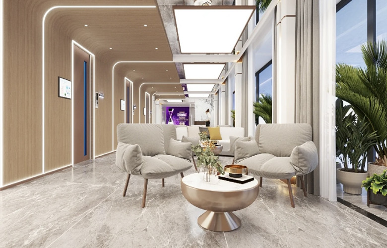 普陀260平口腔診所裝潢設計效果-第3張圖片-上海古都建筑設計集團 普陀260平口腔診所裝潢設計效果-第3張圖片-上海古都建筑設計集團