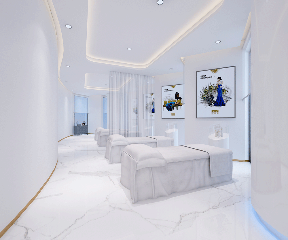 徐匯漕河涇320平方美容休閑場所設(shè)計效果-第5張圖片-上海古都建筑設(shè)計集團(tuán)