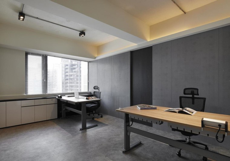 180平米工業(yè)風(fēng)辦公空間裝修設(shè)計圖-第4張圖片-上海古都建筑設(shè)計集團