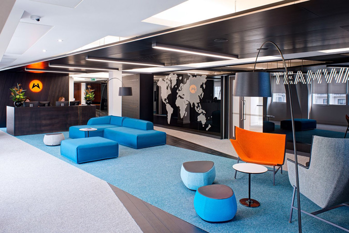 楊浦傳媒公司辦公空間設(shè)計(jì)布局效果-第1張圖片-上海古都建筑設(shè)計(jì)集團(tuán)