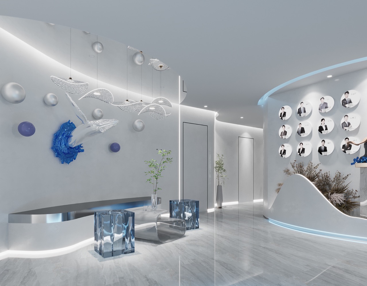 徐匯區(qū)1080平美容機構(gòu)設(shè)計布局效果-第3張圖片-上海古都建筑設(shè)計集團 徐匯區(qū)1080平美容機構(gòu)設(shè)計布局效果-第3張圖片-上海古都建筑設(shè)計集團