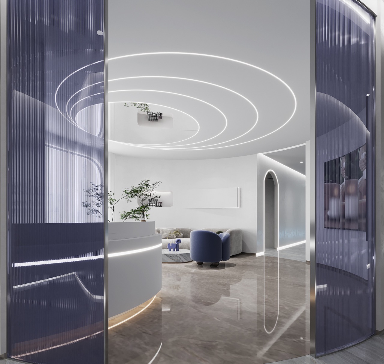 徐匯區(qū)1080平美容機構(gòu)設(shè)計布局效果-第7張圖片-上海古都建筑設(shè)計集團 徐匯區(qū)1080平美容機構(gòu)設(shè)計布局效果-第7張圖片-上海古都建筑設(shè)計集團