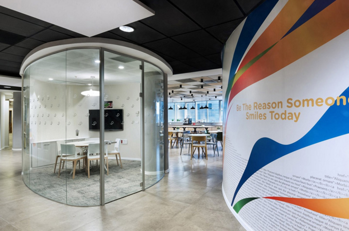 上海辦公設計-技術服務公司辦公室設計布局-第1張圖片-上海古都建筑設計集團