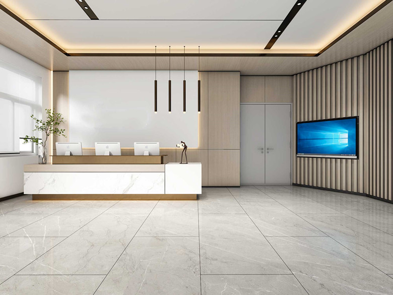 寶山寫字樓設計1800平米管理公司設計布局-辦公室裝修設計效果圖-第1張圖片-上海古都建筑設計集團