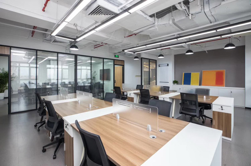 普陀新城市廣場1000平辦公樓設(shè)計(jì)裝潢-辦公室裝修設(shè)計(jì)效果圖-第3張圖片-上海古都建筑設(shè)計(jì)集團(tuán)