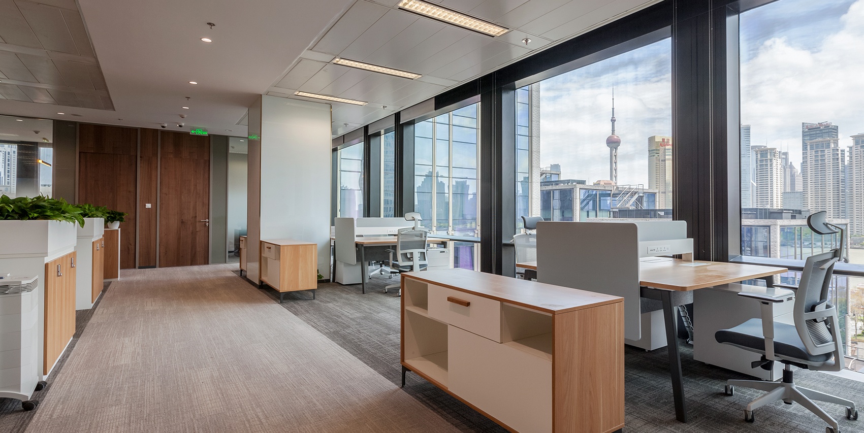 2100平金融機(jī)構(gòu)辦公室設(shè)計(jì)布局方案-辦公室裝修設(shè)計(jì)效果圖-第4張圖片-上海古都建筑設(shè)計(jì)集團(tuán)